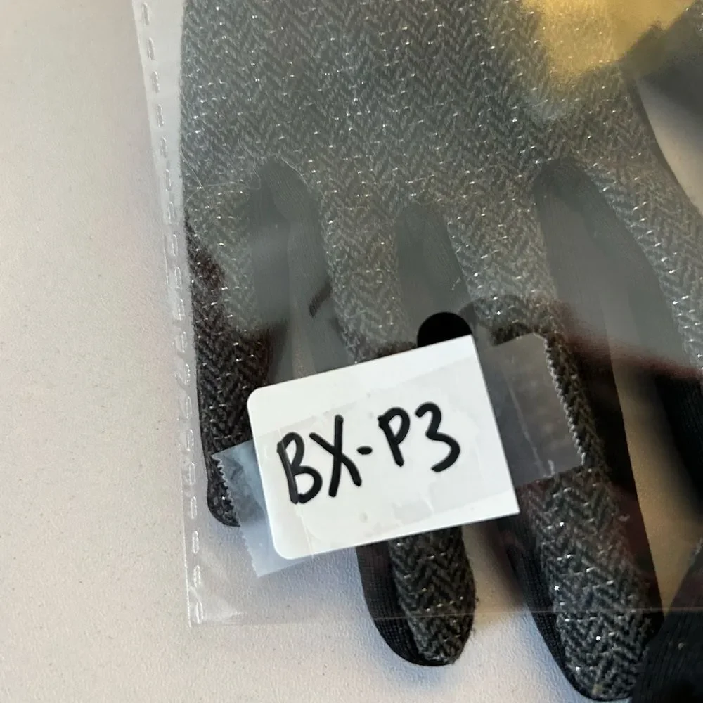 Elegant Black and Gray Women's Gloves